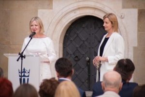 Wernisaż wystawy "Hymn o miłości" prezentowanej na Wawelu